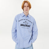 アーチロゴストライプシャツ / Arch logo stripe shirts
