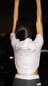 musesoul カウルシャツ / museoul cowl shirt [mauve]