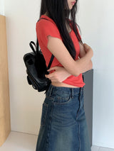 [MADE] ディアベーシックリブドスクエアネック半袖Tシャツ