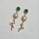 エメラルドプレッピーロイヤルピアス / Emerald Preppy Royal Piercing