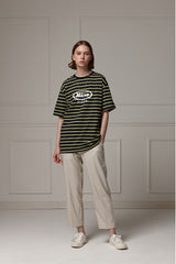 Multi stripe T - Yellow (4622114488438)