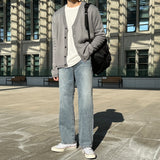 セイントモダンフィットYネックカーディガン / Saint Modern Fit Y-Neck Cardigan (6 colors)