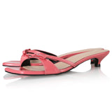 Y.01 Jane Candy Kitten Mules / YY20S-S44 / Coral Pink (6550173646966)