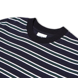 VZロゴビックオバーフィットボーダースリーブネイビー/VZ Logo Big Over Fit Boarder Long Sleeve Navy (6683344535670)