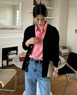 ルークケーブルカーディガン / Ruke cable cardigan (5 color)