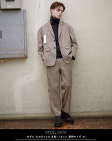 サイドジップワイドスラックスパンツ / SIDE ZIP WIDE SLACKS (4581040095350)