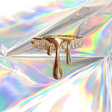 0072 メルティングジルコニアゴールドリング