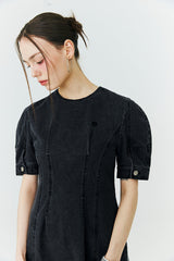 デニムミニドレス/Denim Mini Dress