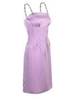 マーブルテーラードドレス/Marble Tailored Dress _ Lilac