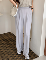 [SHOPPERMADE] サイドバックルツーピンタックスラックス (4color) (6687131795574)