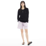 ワンタックワイドフィットショートパンツ/ONE TUCK WIDE FIT SHORT PANTS-LILAC