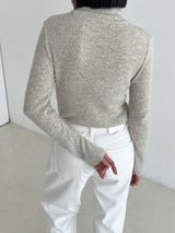 かhしみあウールポーラーニット / Cashmere wool polar knit (8color)