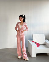 Bobby Broach SET Corset Sweat Suit Set
