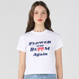 FWBA crop T shirts [White] (6535245168758)
