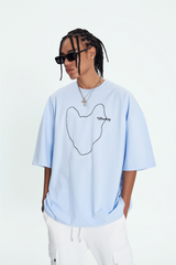 Overfit Line Drawing T-Shirt