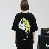 オーバーフィット M ショートスリーブT/OVERFIT M SHORT-SLEEVED T-BLACK