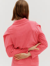 Terry collar top - Pink (6682484768886)