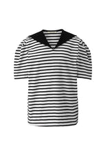 Sailor curved tee - Black (6682588905590)