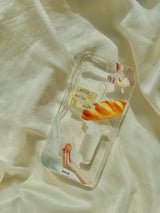 ブレッドアンドミルクジェリースマホケース/Bread and milk jelly case