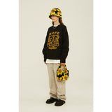 フラワーベアフラフィーバケットハット / Flower Bear Fluffy Bucket Hat_Black