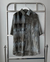 EV クラックタイダイ半袖シャツ / EV Crack Tie Die Short-Sleeved Shirt (2 colors)