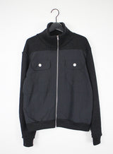 ポケットニットジップアップ / Pocket knit zip-up (2color)