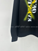 [UNISEX] Heart lettering oversized fit sweatshirt