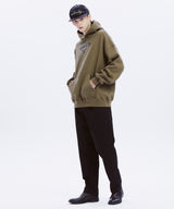 テーパードフィットワークパンツ / TAPERED FIT WORK PANTS - BLACK