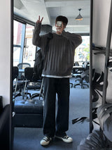 never loosefit round knit
