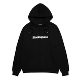 フーディーウィズロゴ ブラック/AQO HOODIE WITH LOGO BLACK (4435258540150)