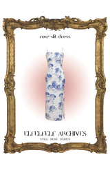 ローズスリットドレス/ROSE SLIT DRESS[white]