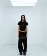 ニューデニムミックスジョガーパンツ / New Denim Mix Jogger Pants (Black)