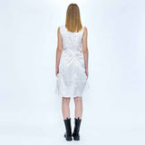 サテンレオパードドレス/DOZI - Satin Leopard Dress _ Off-White
