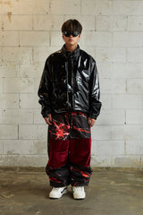 エナメルジャケット/BSR2223FWJK061 WD ENM JACKET ENAMEL BLACK