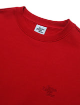 セラーロゴ刺繡スウェットシャツ/SELLER LOGO EMB SWEATSHIRT RED(CV2CFUM460A)