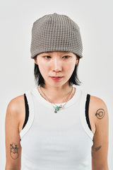 Stud Waffled Beanie (4color)