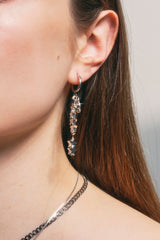 NO.328 [SILVER] STAR UNBALANCE EARRING
