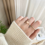 ジェリーハートリングセット / Jelly Heart Ring 7 set (2 color)