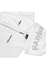 ラインストーンフーディージップアップ/Rhinestone Hoodie Zip-up (4164279828598)