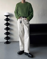 RU2219 Loop Angora Round Knitwear (4 colors)
