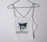 デビルチェーンクロップトップ / TOP(9303) Devil Chain Crop Top