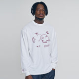 'Mantra' Long Sleeve Shirt White