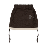 [NF] POCKET ROUGH SHIRRING SET-UP (BROWN)_F23QB469XD836