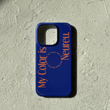 マイカラーケース / My Color Case (Blue Slim Hard)