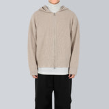 ベッディフーデッドニットジップアップ/Beddy Hooded Knit Zip Up