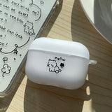 Black - Dream Some Cat AirPods Case_matt