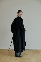 ハンドメイドコート/unisex handmade coat black