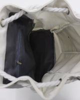 パオンツーポケットストリングキャンバスコットンバックパック / Paon Two-Pocket String Canvas Cotton Backpack