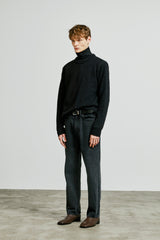 division mohair & soild knit black (6615479156854)