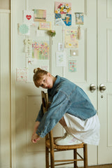 ROSETTE DENIM JACKET